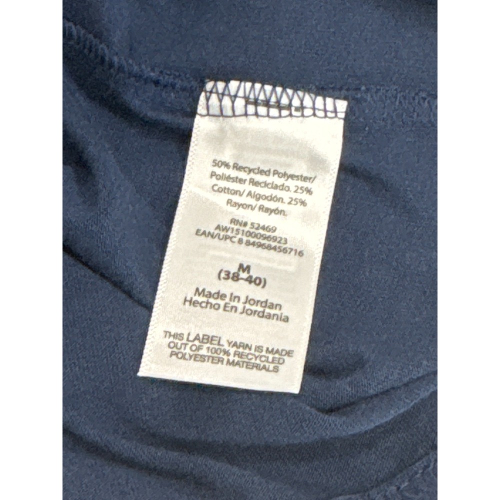 Athletic Works Mens Navy Blue Short Sleeve T-Shirt Size M Pullover Activewear‎ - Picture 4 of 8